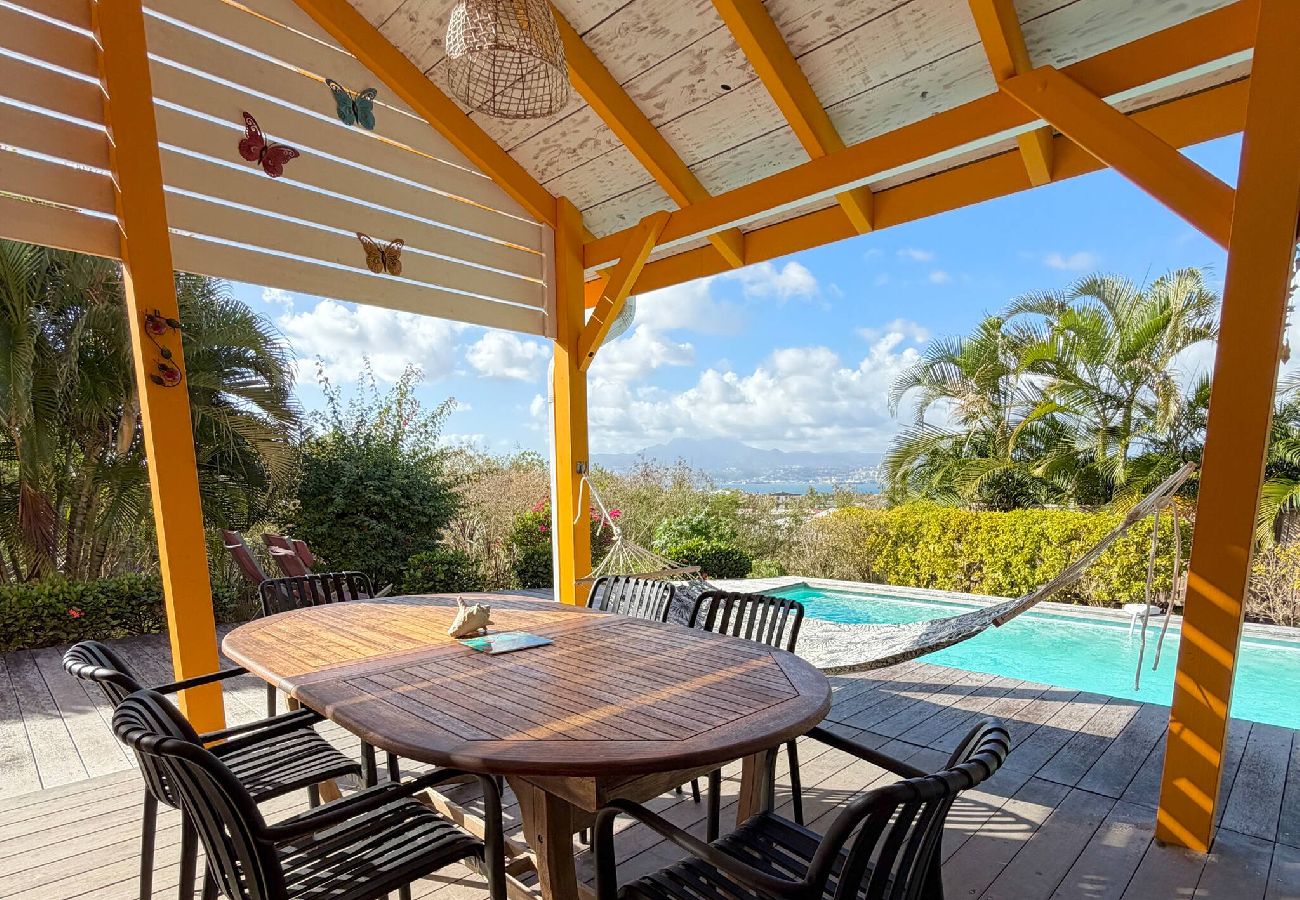 House in Les Trois-Ilets - La Villa Ixora - Piscine et vue mer 