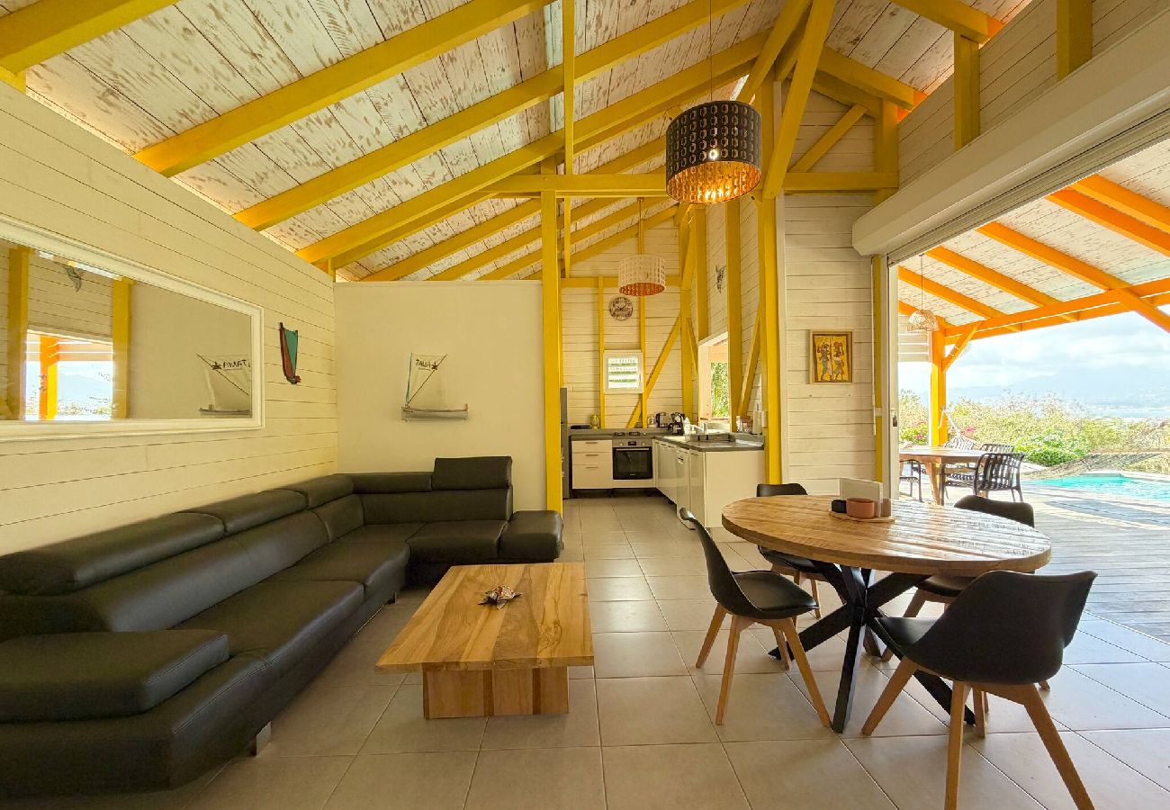 House in Les Trois-Ilets - La Villa Ixora - Piscine et vue mer 