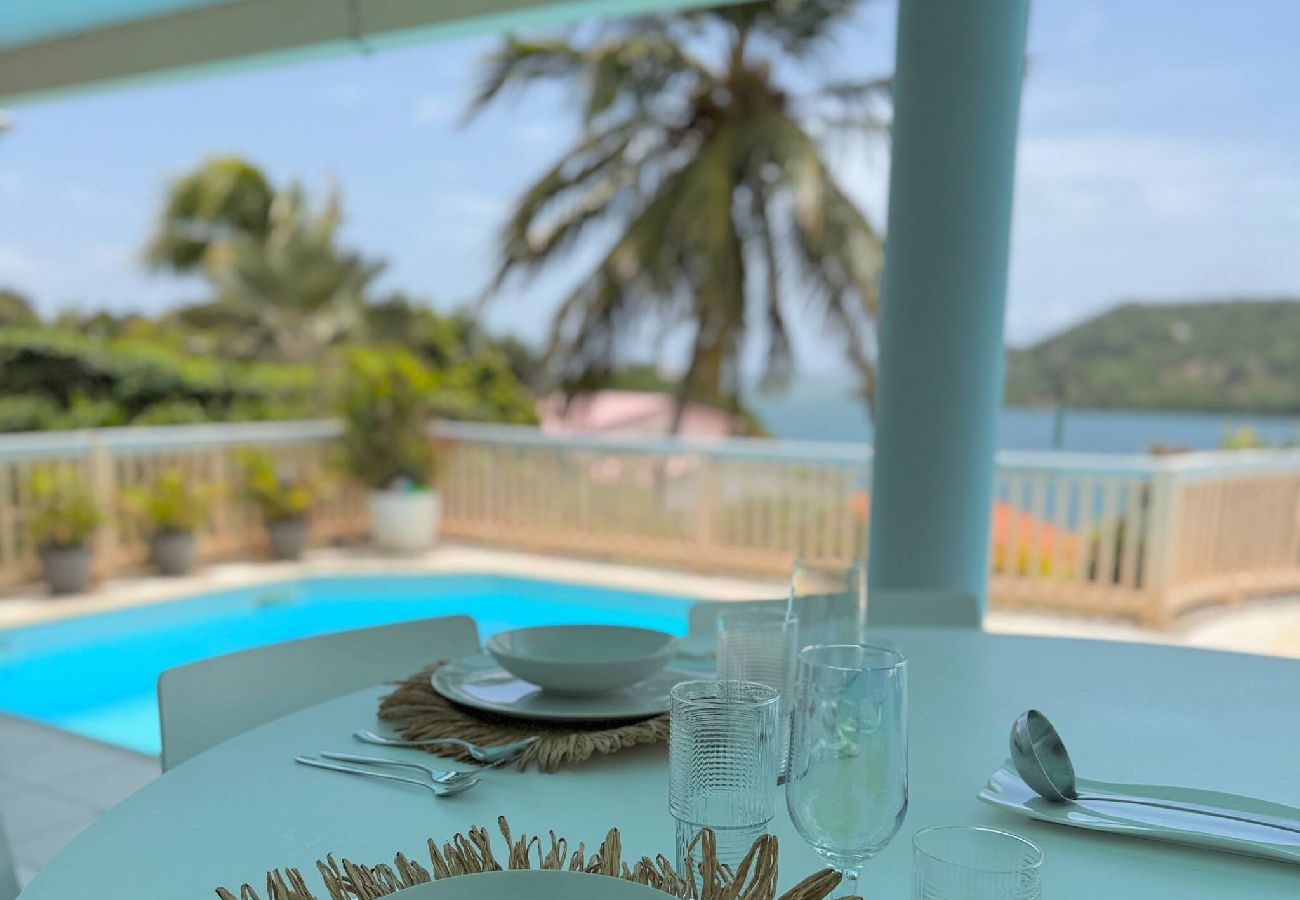 Villa in Le Robert - Villa Horizon Bleu - Sea view & Pool 