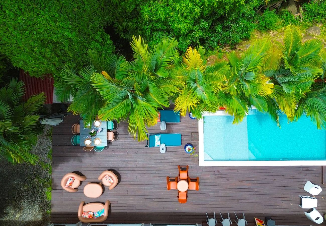 Villa in Le Lamentin - Villa Palmiers Rouges - Private Pool 