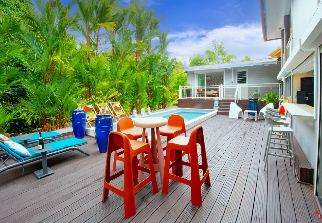 Villa in Le Lamentin - Villa Palmiers Rouges - Private Pool 