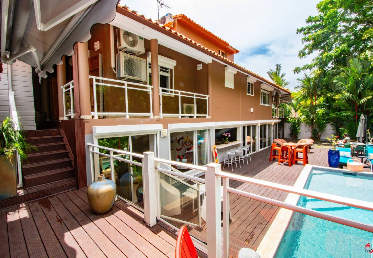 Villa in Le Lamentin - Villa Palmiers Rouges - Private Pool 