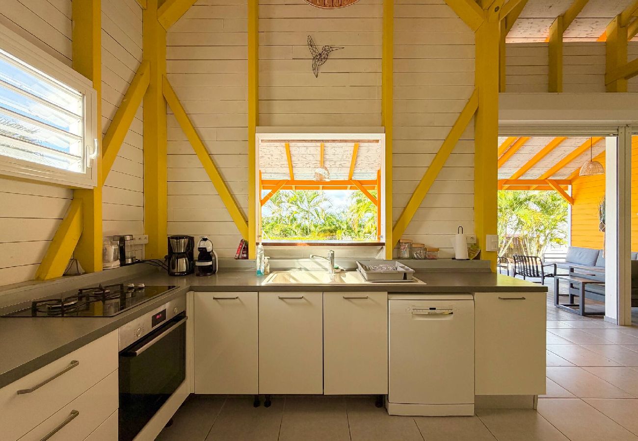 Maison à Les Trois-Ilets - La Villa Ixora - Piscine et vue mer 